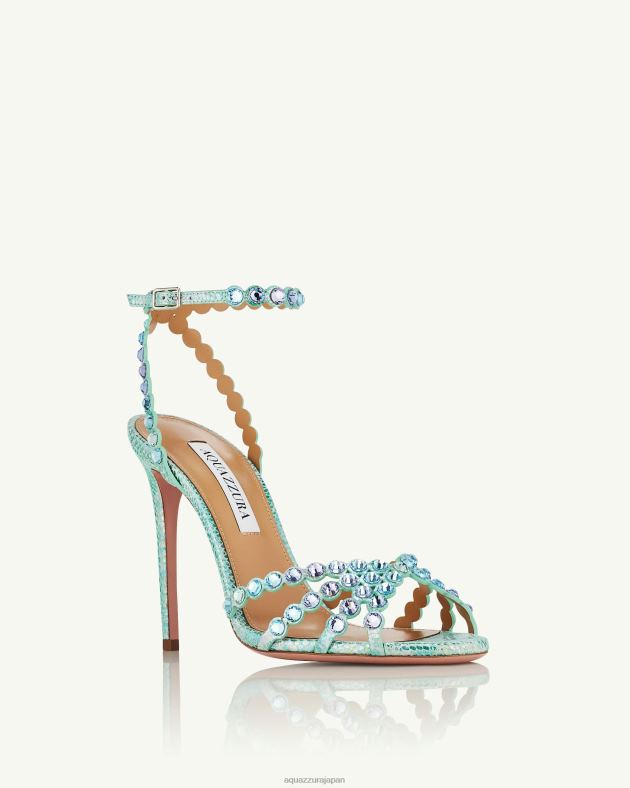 Aquazzura テキーラサンダル 105 青 DH8X011