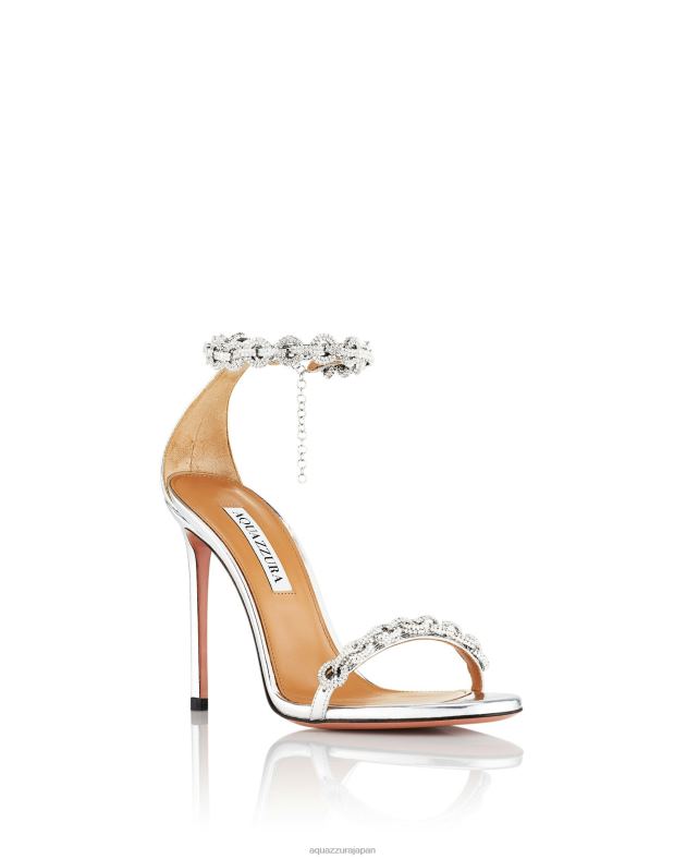 Aquazzura ラブリンクサンダル 105 銀 DH8X0117