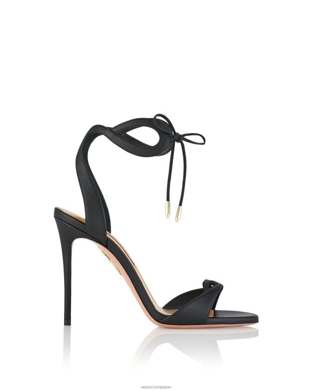 Aquazzura テッササンダル 105 黒 DH8X0120