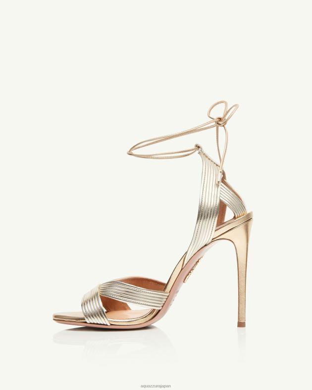 Aquazzura アリサンダル105 金 DH8X0129