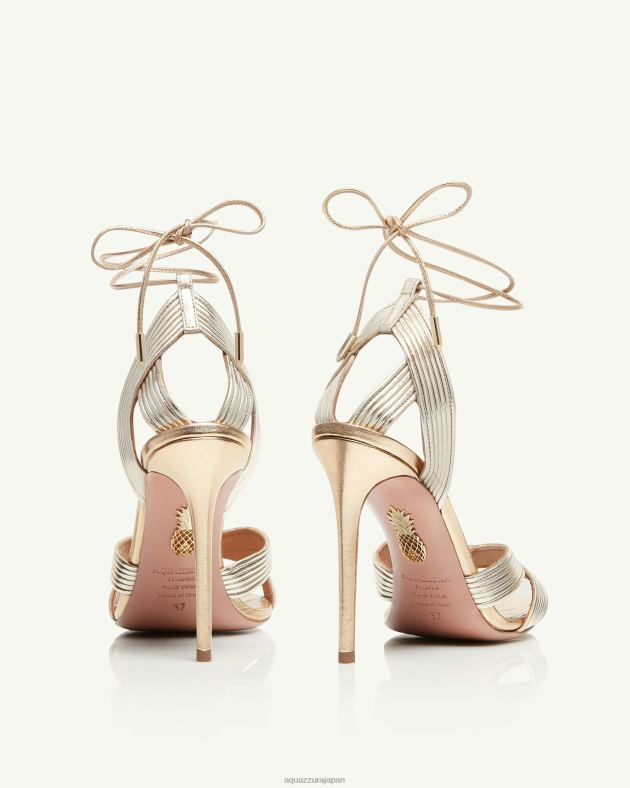 Aquazzura アリサンダル105 金 DH8X0129