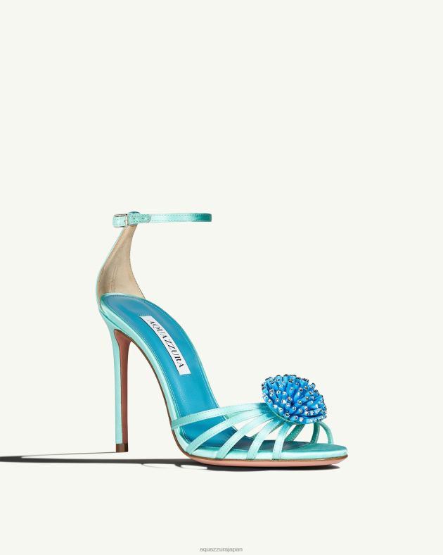 Aquazzura アネモネサンダル 105 青 DH8X013