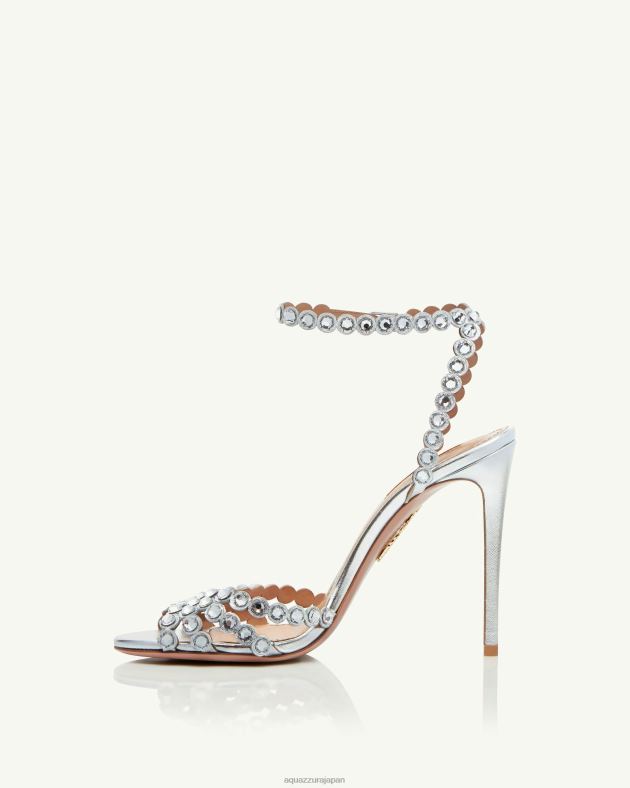 Aquazzura テキーラサンダル 105 銀 DH8X0133