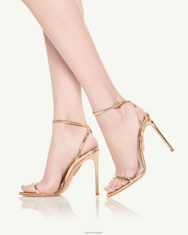 Aquazzura オーリーサンダル 105 金 DH8X0135