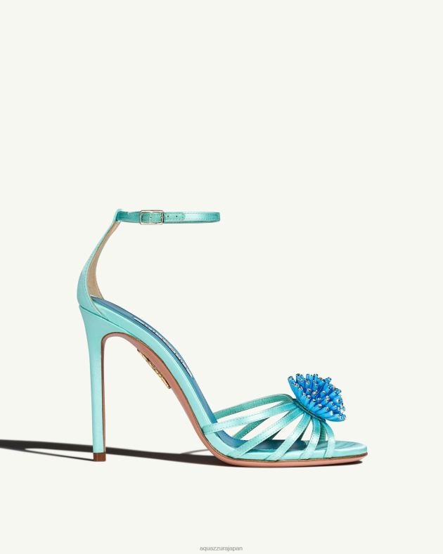 Aquazzura アネモネサンダル 105 青 DH8X013