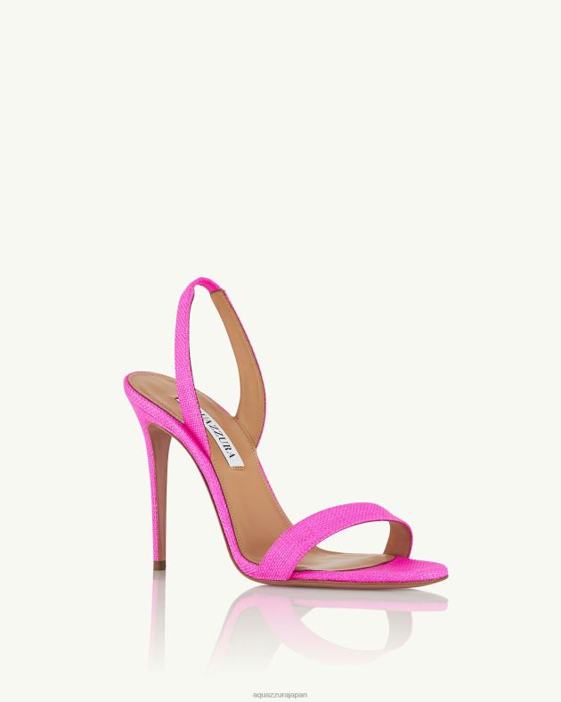 Aquazzura ソーヌードサンダル105 フクシア DH8X0140