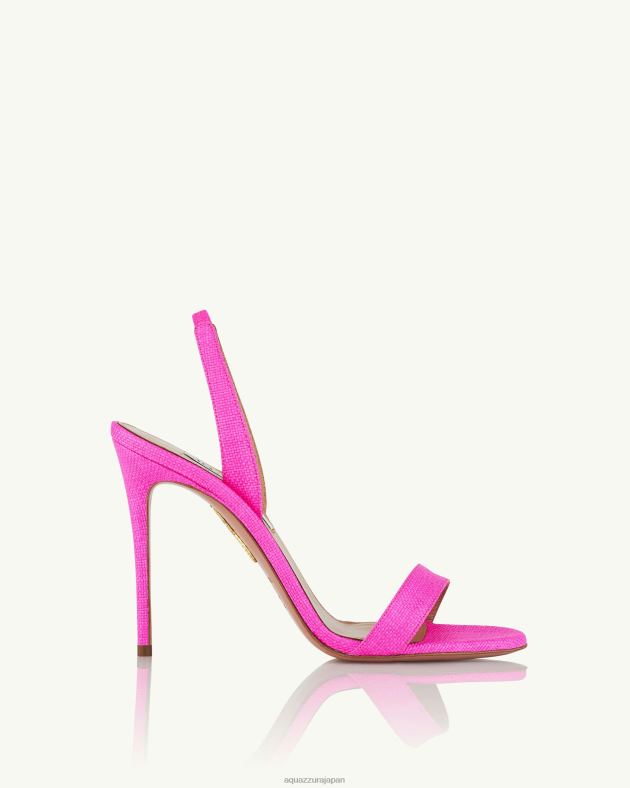 Aquazzura ソーヌードサンダル105 フクシア DH8X0140