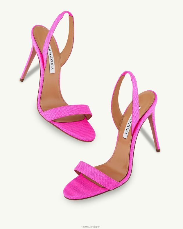 Aquazzura ソーヌードサンダル105 フクシア DH8X0140