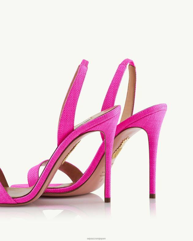 Aquazzura ソーヌードサンダル105 フクシア DH8X0140