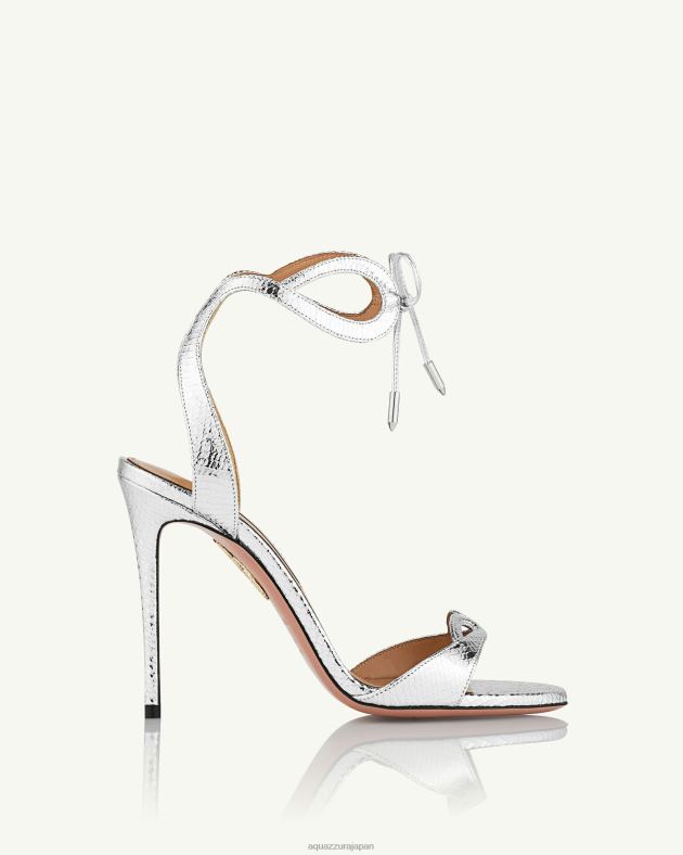 Aquazzura テッササンダル 105 銀 DH8X0148