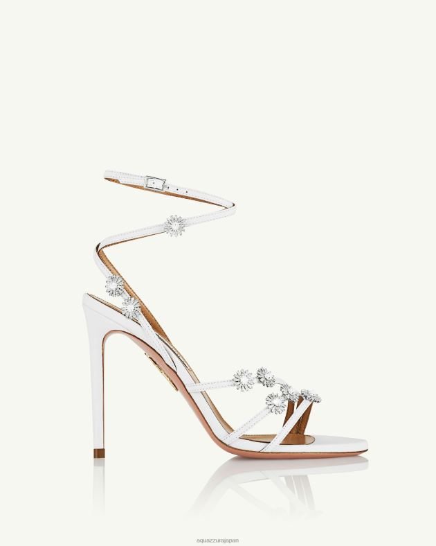 Aquazzura 星月夜サンダル 105 白 DH8X0150