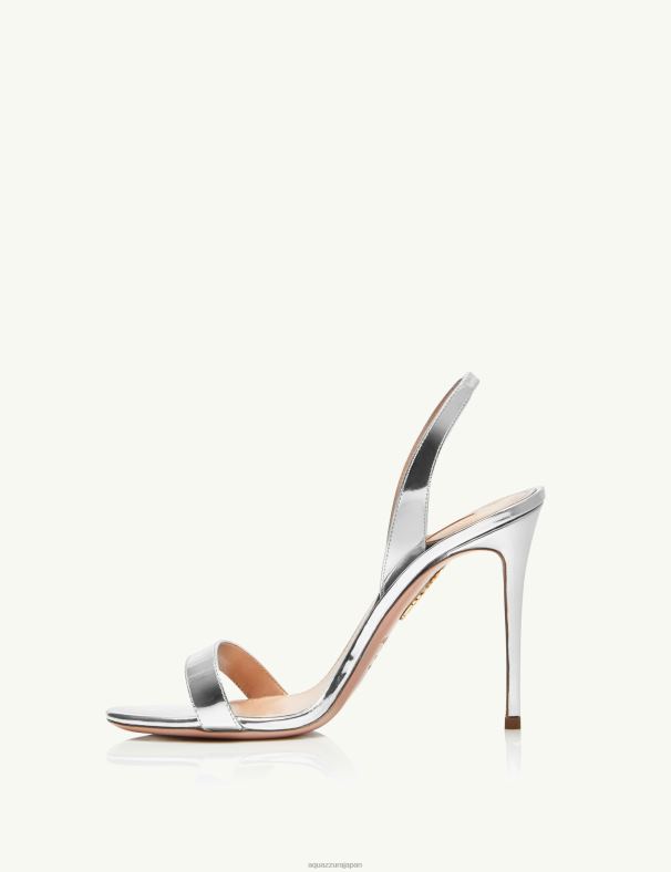 Aquazzura ソーヌードサンダル105 銀 DH8X0154