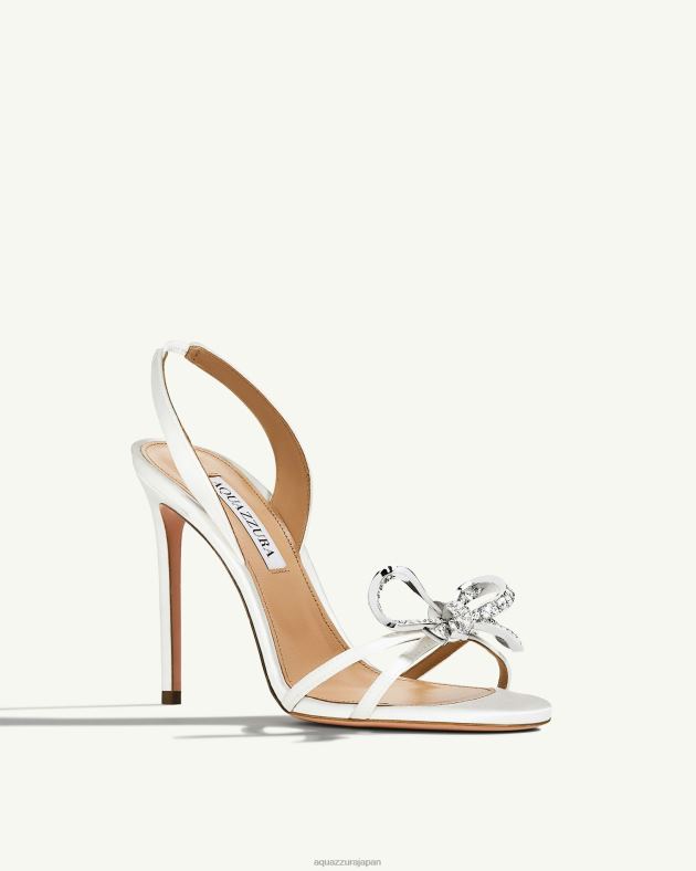 Aquazzura ベイビーサンダル105 白 DH8X0161