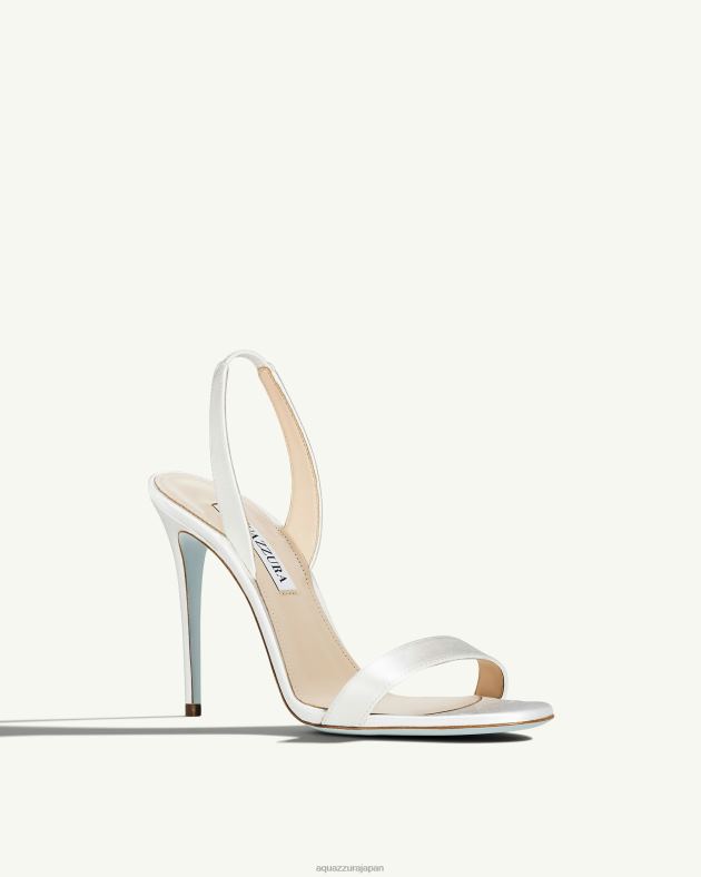 Aquazzura ソーヌードサンダル105 白 DH8X0163