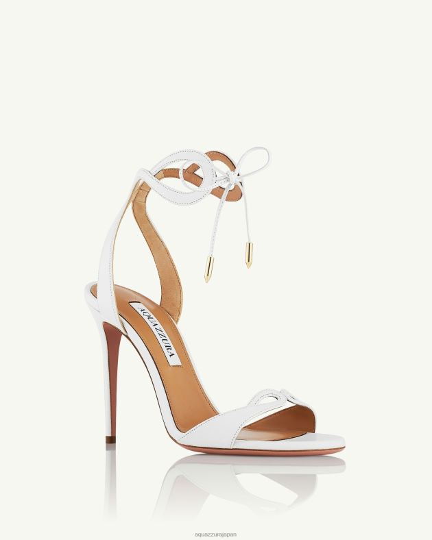 Aquazzura テッササンダル 105 白 DH8X018