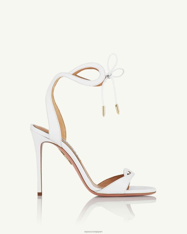 Aquazzura テッササンダル 105 白 DH8X018