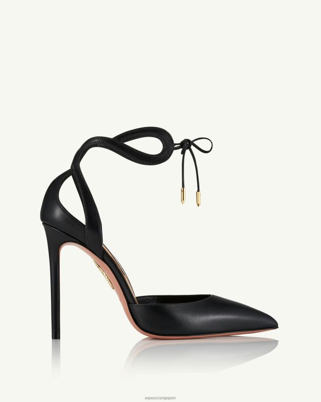 Aquazzura テッサポンプ 105 黒 DH8X0196