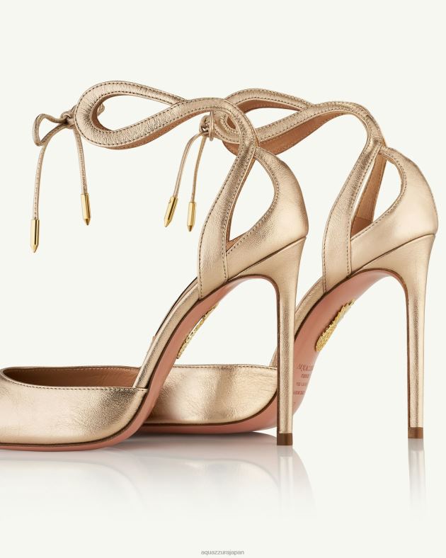 Aquazzura テッサポンプ 105 金 DH8X0197