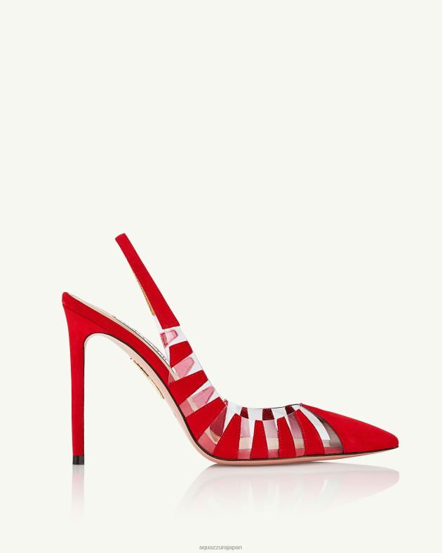 Aquazzura 話題のスリング 105 赤 DH8X0202