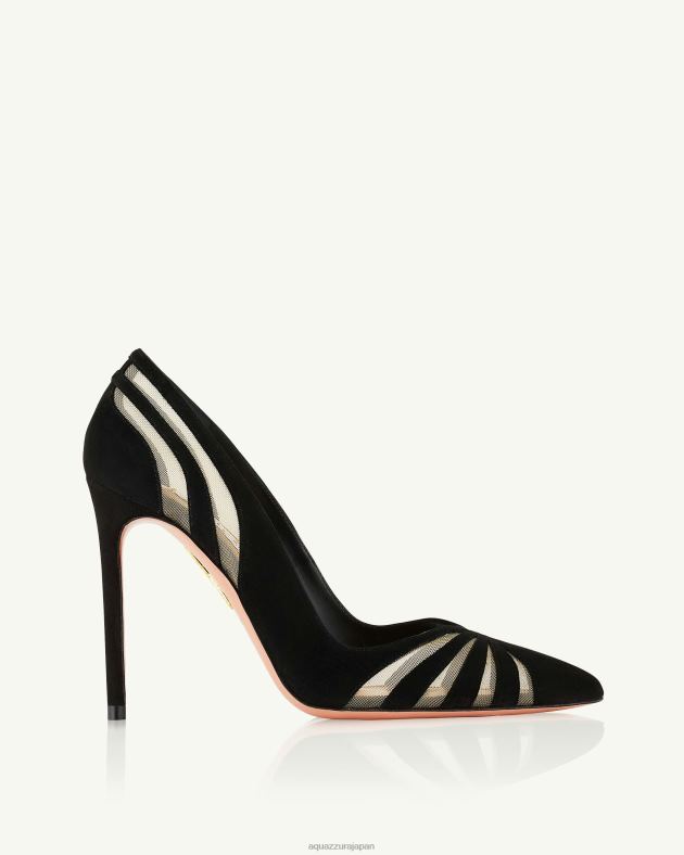 Aquazzura スパイポンプ 105 黒 DH8X0209