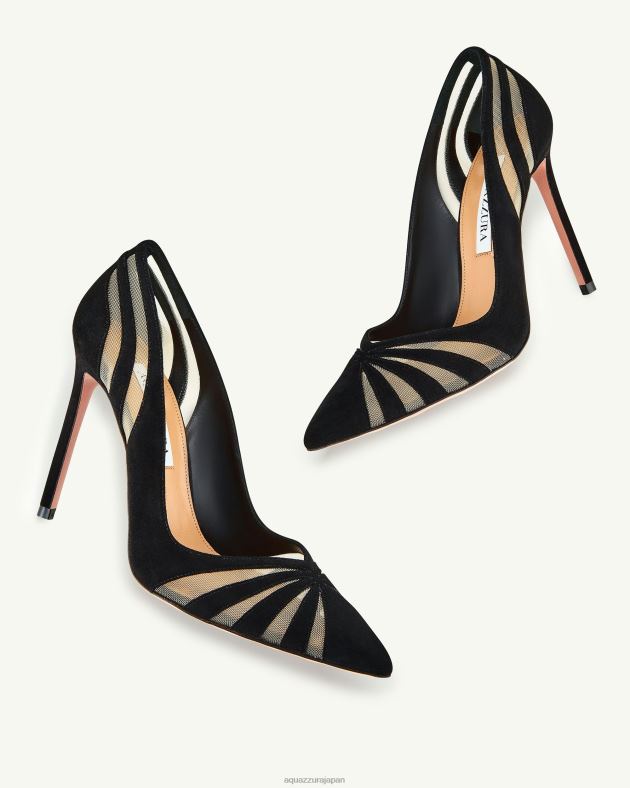 Aquazzura スパイポンプ 105 黒 DH8X0209