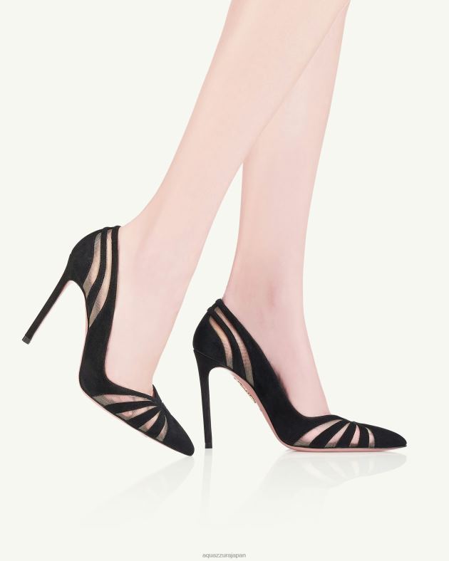 Aquazzura スパイポンプ 105 黒 DH8X0209