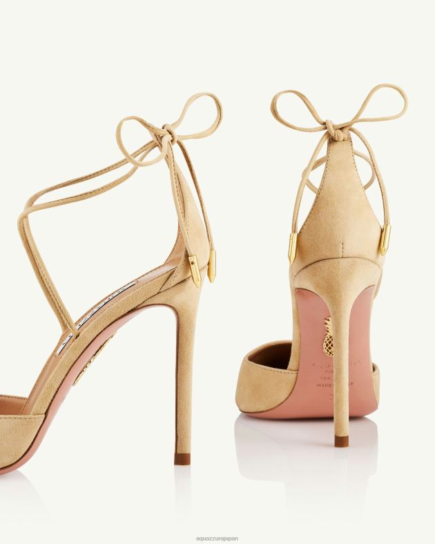 Aquazzura チェリーポンプ 105 ベージュ DH8X0217