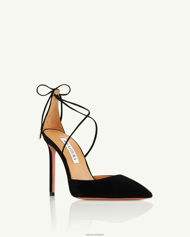 Aquazzura チェリーポンプ 105 黒 DH8X0223