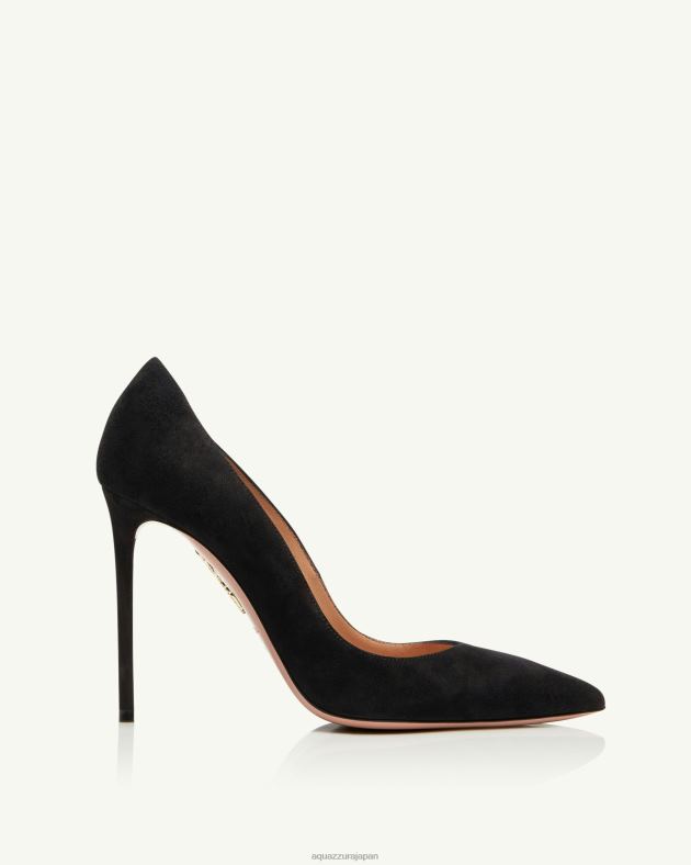 Aquazzura ピュアリストポンプ 105 黒 DH8X0227