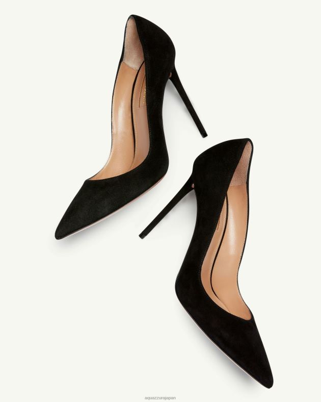 Aquazzura ピュアリストポンプ 105 黒 DH8X0227