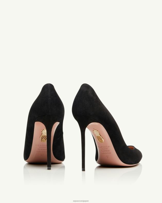 Aquazzura ピュアリストポンプ 105 黒 DH8X0227