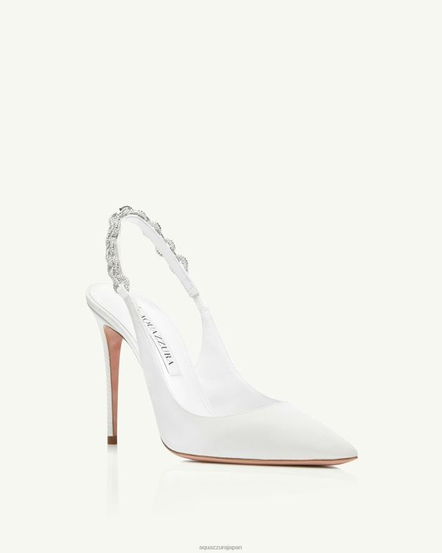 Aquazzura ラブリンクスリング 105 白 DH8X0233