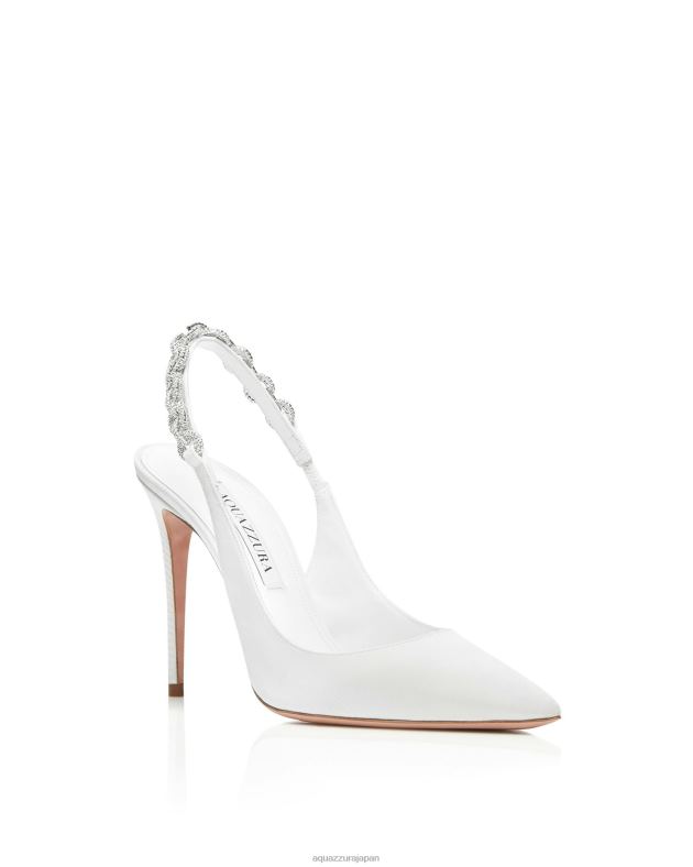 Aquazzura ラブリンクスリング 105 白 DH8X0233