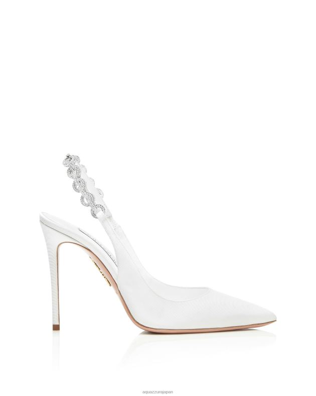 Aquazzura ラブリンクスリング 105 白 DH8X0233