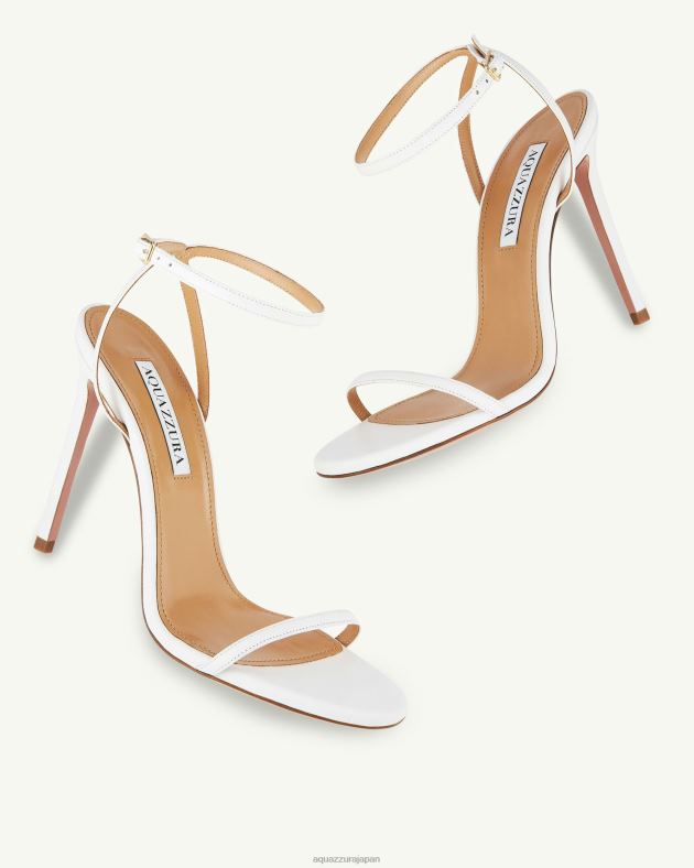 Aquazzura オーリーサンダル 105 白 DH8X023