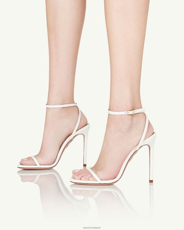 Aquazzura オーリーサンダル 105 白 DH8X023