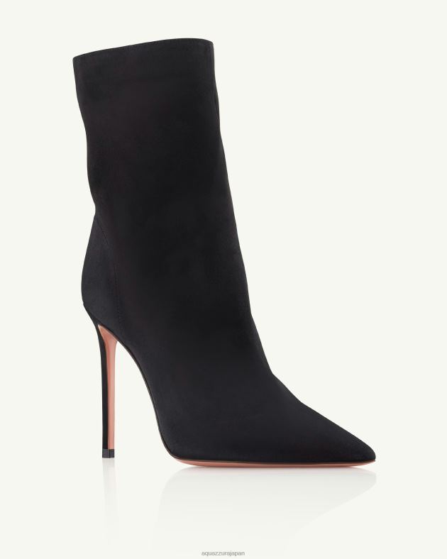 Aquazzura マティニョン ブーティ 105 黒 DH8X0292