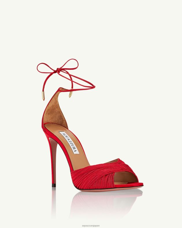 Aquazzura ベリーニ ビューティーサンダル 105 赤 DH8X032