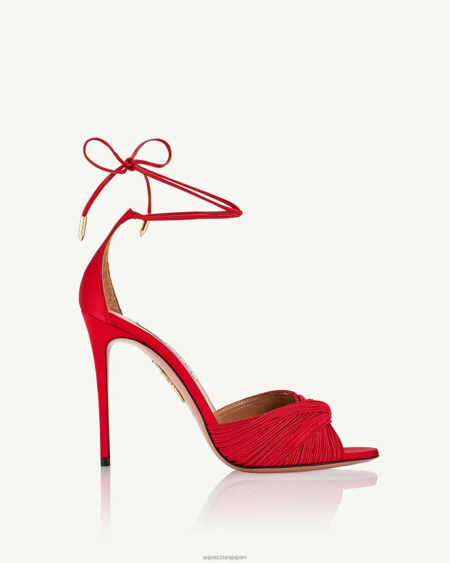 Aquazzura ベリーニ ビューティーサンダル 105 赤 DH8X032