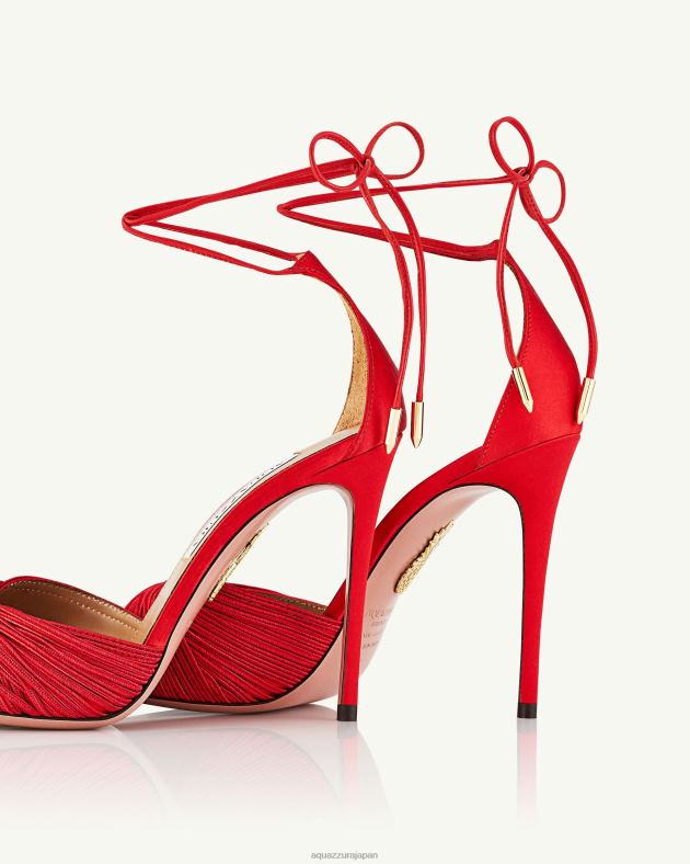 Aquazzura ベリーニ ビューティーサンダル 105 赤 DH8X032