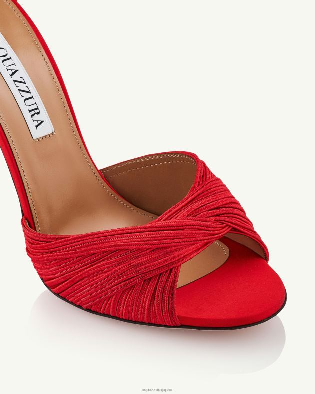 Aquazzura ベリーニ ビューティーサンダル 105 赤 DH8X032