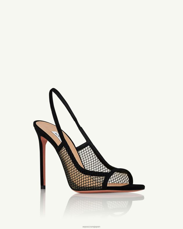 Aquazzura 禁断の愛サンダル105 黒 DH8X034