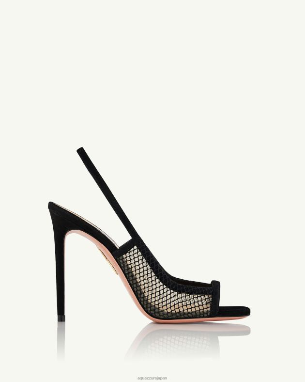 Aquazzura 禁断の愛サンダル105 黒 DH8X034