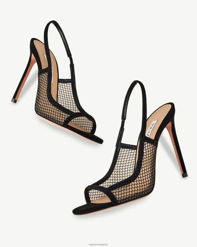 Aquazzura 禁断の愛サンダル105 黒 DH8X034