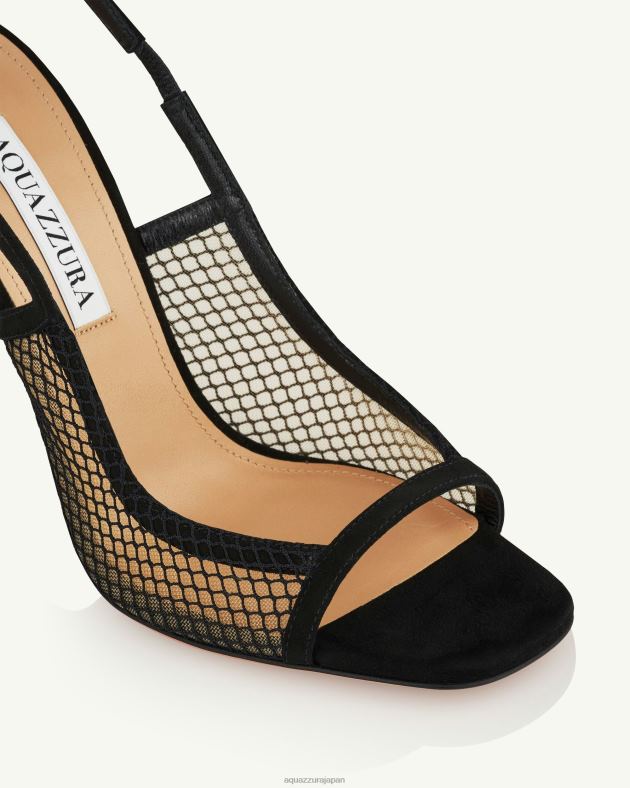 Aquazzura 禁断の愛サンダル105 黒 DH8X034