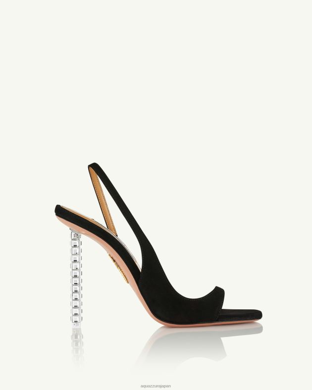 Aquazzura ロックシックスリング 105 黒 DH8X037