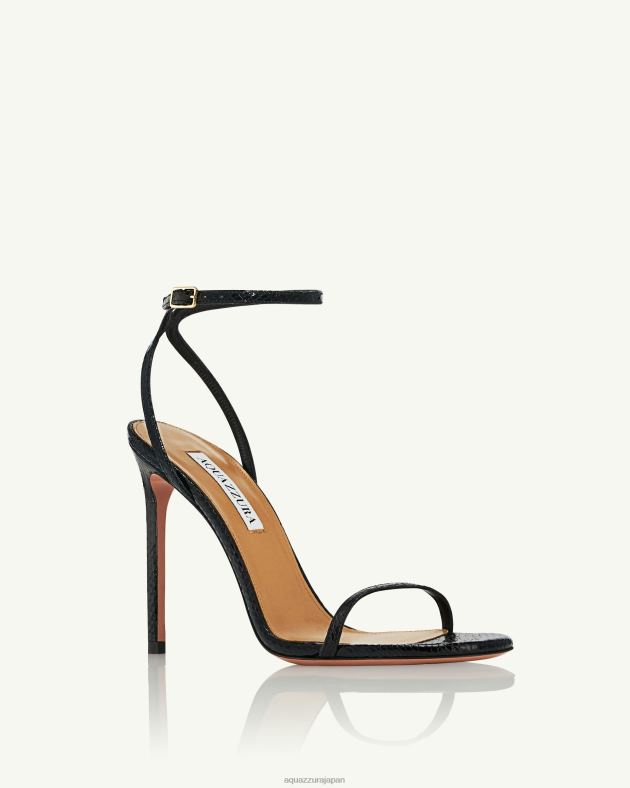 Aquazzura オーリーサンダル 105 黒 DH8X044