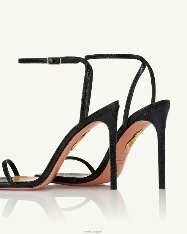 Aquazzura オーリーサンダル 105 黒 DH8X044