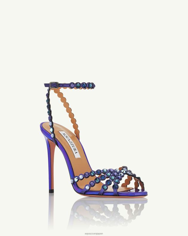 Aquazzura テキーラサンダル 105 紫 DH8X051