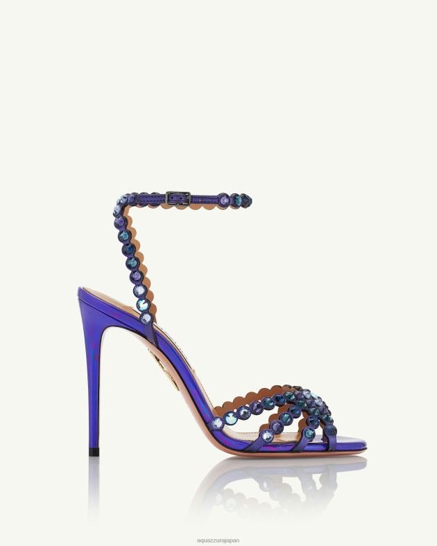 Aquazzura テキーラサンダル 105 紫 DH8X051